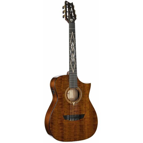 Купить LUXE-NYLON-BR Frank Gambale Luxe Series Классическая гитара со звукоснимателем,...