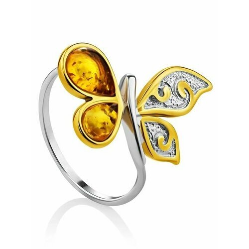Купить Кольцо, янтарь, безразмерное, мультиколор
Нежное красивое кольцо из в по и натур...