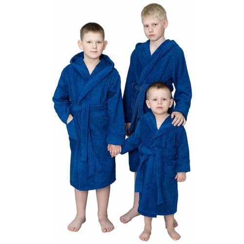 Купить Халат BIO-TEXTILES, размер 34, синий
Удобный детский махровый халат с капюшоном...
