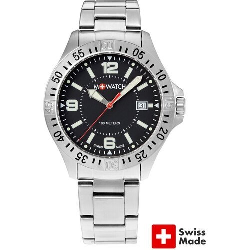 Купить Наручные часы, черный, серебряный
Мужские наручные часы M-Watch by Mondaine WBX....