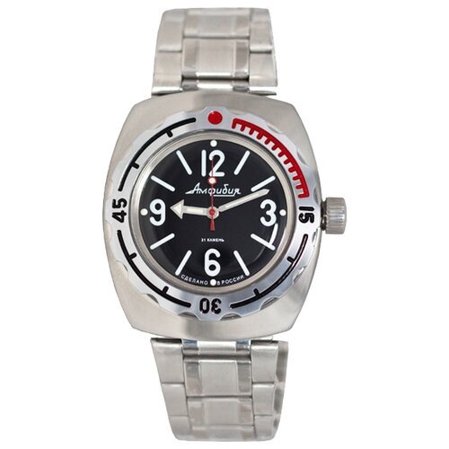 Купить Наручные часы Восток Амфибия, черный, серебряный
Мужские наручные часы Восток 09...