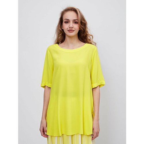 Купить Блуза SFIZIO, размер 44, желтый
Блуза свободного кроя Sfizio RU 50 / EU 44 / XL....