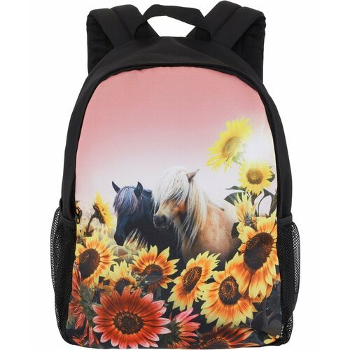 Купить Рюкзак Backpack Solo Pony Sunflowers
Черный рюкзак с изображением лошадей в поле...