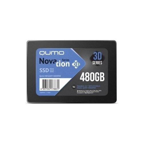 Купить SSD-накопитель Qumo Novation Q3DT-480GPGN, 480GB SATA III
Тип: SSD; Емкость: 480...