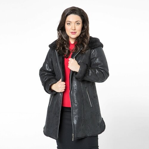 Купить Дубленка Pit.Gakoff, размер 62, черный
• Красивая зимняя куртка- дублёнка, полуп...