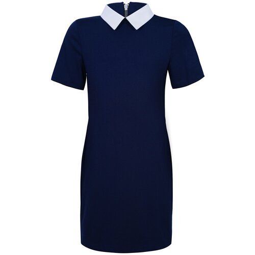 Купить Школьное платье Sherysheff, размер 158, синий
Трикотажное школьное платье для де...