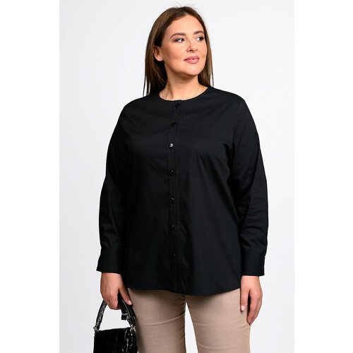 Купить Блуза SVESTA, размер 58, черный
Стильная женская блузка большого размера из хлоп...