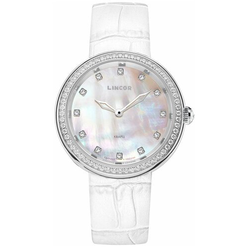 Купить Наручные часы LINCOR, серебряный, белый
Женственная модель с точным швейцарским...