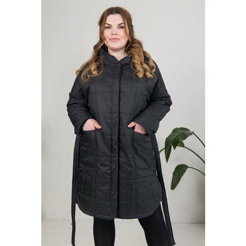 Купить Пальто Modetta Style, размер 46, черный
Демисезонное стеганное пальто (куртка) ч...
