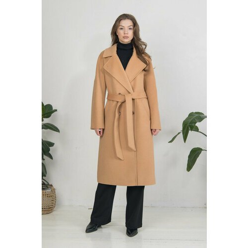 Купить Пальто Modetta Style, размер 46, бежевый
Классическое пальто oversize цвета кэме...