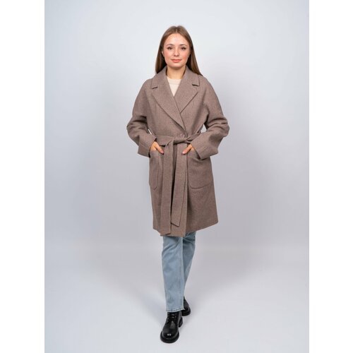 Купить Пальто , размер 46, коричневый
Стильное женское демисезонное пальто средней длин...