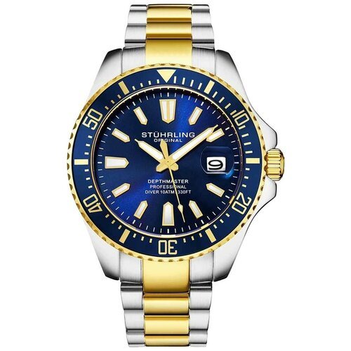Купить Наручные часы STUHRLING Aquadiver, золотой
Мужские часы. Коллекция Aquadiver. Сп...