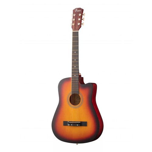 Купить Акустическая гитара, с вырезом, санберст, Foix FFG-3860C-SB
Акустическая гитара...