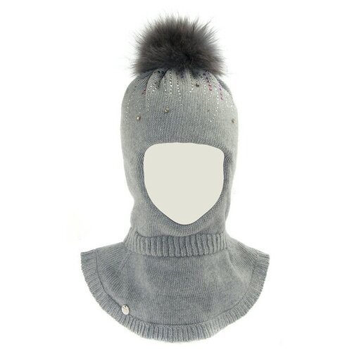 Купить Шапка mialt, размер 48-50, серый
Шапка-шлем для девочки Сияние, цвет серый, разм...