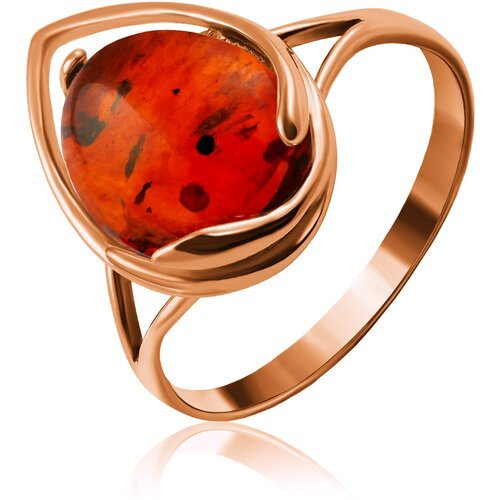 Купить Кольцо Diamant online, золото, 585 проба, янтарь, размер 17, оранжевый
<p>В наше...