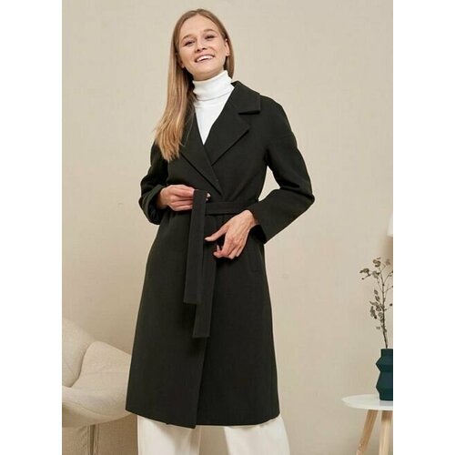 Купить Пальто КАЛЯЕВ, размер 50, зеленый темный
Благородное пальто из шерсти с небольши...