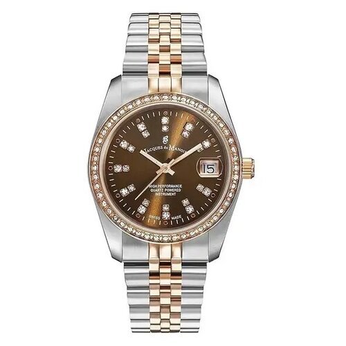 Купить Наручные часы Jacques du Manoir, золотой, коричневый
Часы женские Jacques du Man...