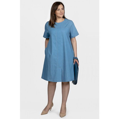 Купить Платье SVESTA, размер 54, голубой
Женское платье больших размеров из джинсовой т...
