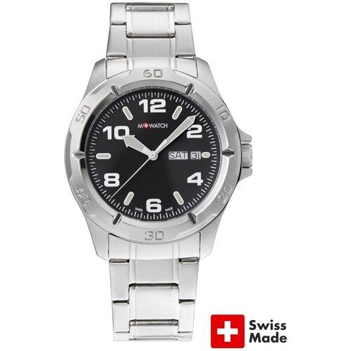 Купить Наручные часы, серебряный, черный
Мужские наручные часы M-Watch by Mondaine WBD....