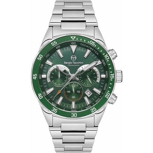 Купить Наручные часы SERGIO TACCHINI Coast Life, серебряный, зеленый
Мужские часы. Колл...