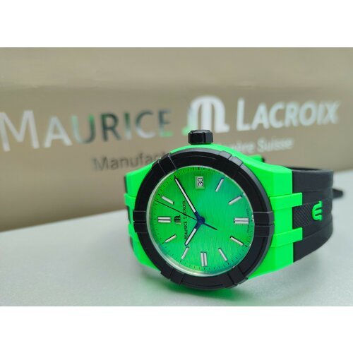 Купить Наручные часы Maurice Lacroix, зеленый
<p>Модель Maurice Lacroix Aikon Tide AI20...