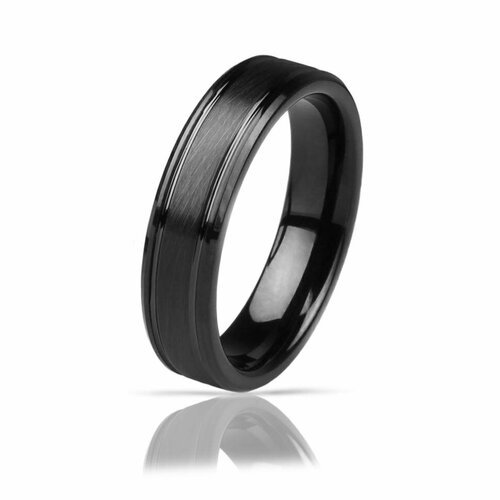 Купить Кольцо, размер 16, черный
<p>Чёрное кольцо с прямым профилем. Особенность дизайн...