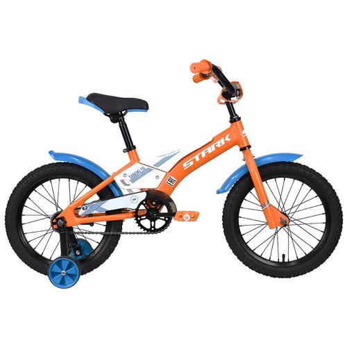 Купить Городской велосипед STARK Tanuki 16 Boy (2023) оранжевый/синий/белый (требует фи...