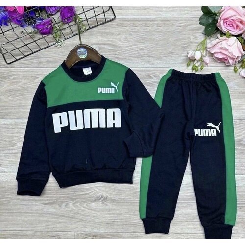 Купить Костюм , размер 36, зеленый
Комплект спортивной одежды с логотипом PUMA - идеаль...