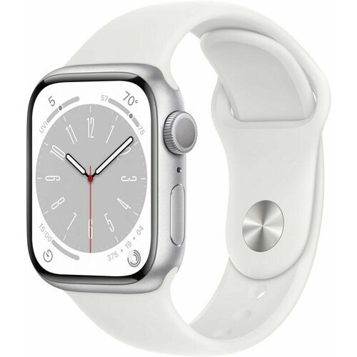 Купить Смарт-часы Apple Watch Series 8 GPS 45mm, белый, с ремешком S/M
★ Самый большой...