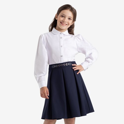 Купить Школьная юбка Kapika, размер 122, синий
Классическая школьная юбка темно синего...