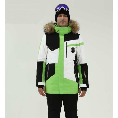 Купить Куртка Agedel, размер M, белый, зеленый
Горнолыжная/сноубордическая мужская курт...