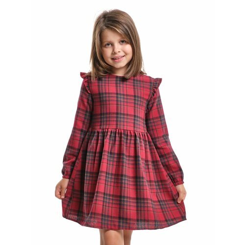 Купить Платье Mini Maxi, размер 122, синий, красный
Платье для девочек Mini Maxi, модел...