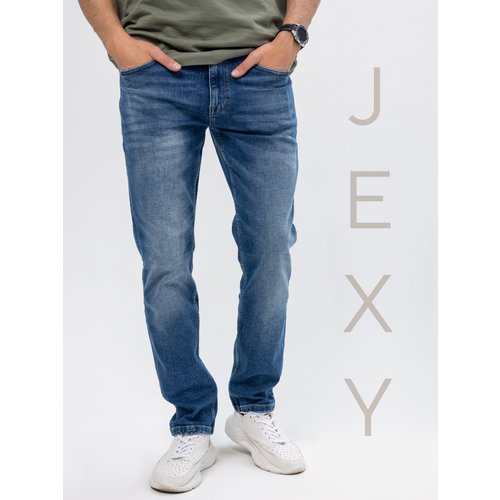 Купить Джинсы зауженные JEXY, размер XL (52-54), синий
Мужские джинсы Слим JEXY выполне...
