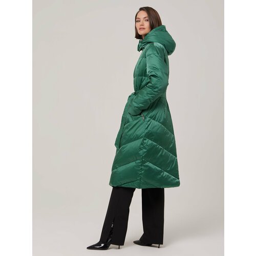 Купить Пальто ELEGANZZA, размер 52, зеленый
Женское пальто полуприлегающего силуэта с о...