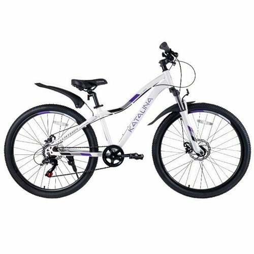 Купить Велосипед горный женский/подростковый 26" KATALINA 14", 7 скоростей, белый (2023...