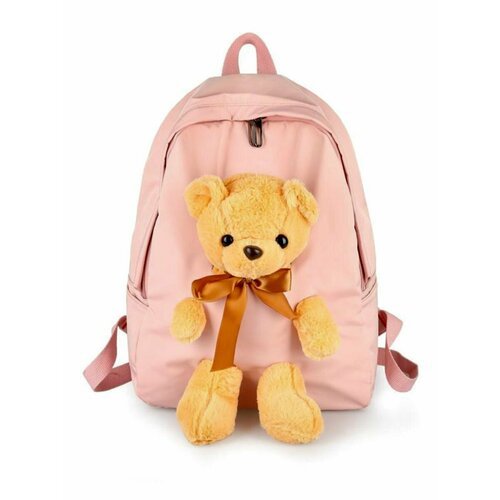 Купить Рюкзак школьный с игрушкой с плюшевым медвежонком Teddy
Школьный рюкзак для дево...