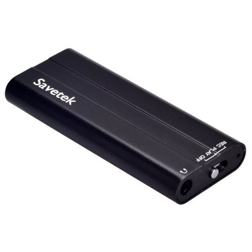 Купить Компактный диктофон с возможностью записи до 90 часов Savetek GS-R21 8GB
Savetek...