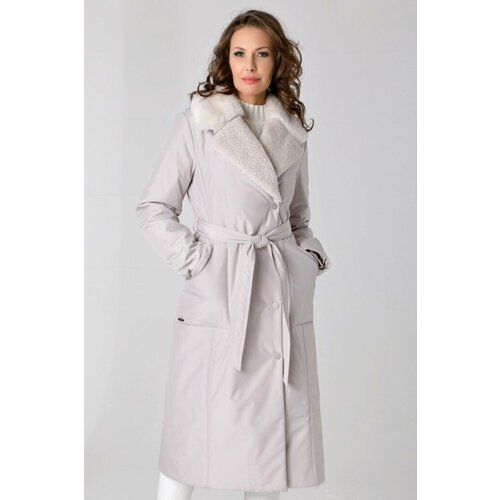 Купить Пальто, размер 56, серый
Элегантное удлиненное пальто прямого силуэта с втачными...