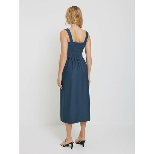 Купить Платье Concept club, размер L, синий
Приталенное женское платье (сарафан) летнее...