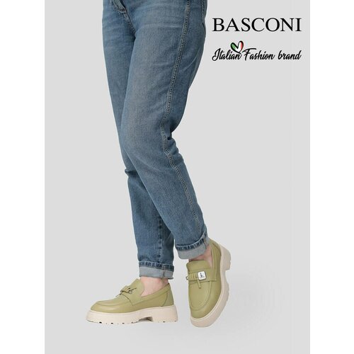 Купить Лоферы BASCONI, размер 39, зеленый
Туфли женские BASCONI – стильный и комфортный...