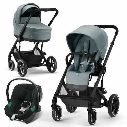 Купить Детская коляска Cybex Balios S Lux 3 в 1 (2023г), Sky Blue (+дождевик)
Коляска C...