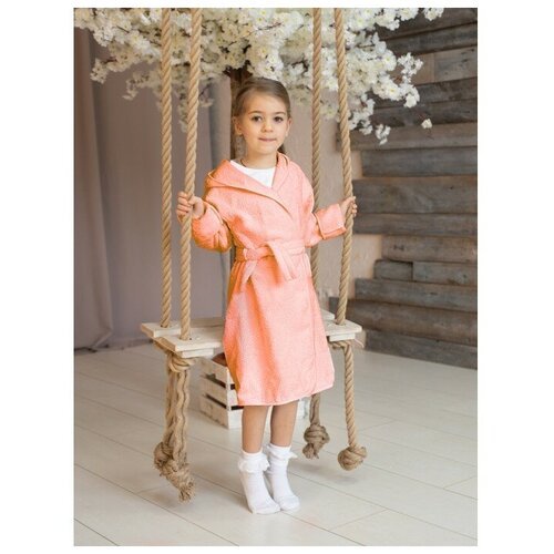 Купить Халат Baby Nice, размер 110/116, оранжевый
Детские домашние халаты с капюшоном д...