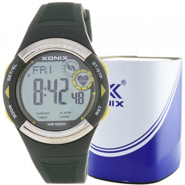 Купить Наручные часы XONIX, зеленый
Xonix HRM3-003D - мужские электронные наручные часы...