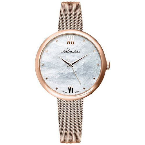 Купить Наручные часы Adriatica, золотой, розовый
Часы женские Adriatica A3632.918FQ 

С...