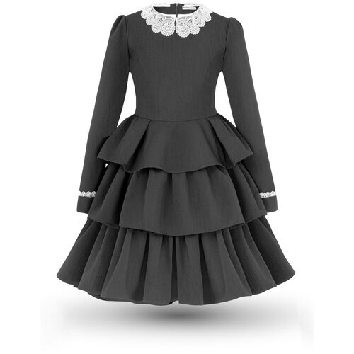 Купить Школьное платье Alisia Fiori, размер 122-128, белый, серый
Многофункциональное ш...
