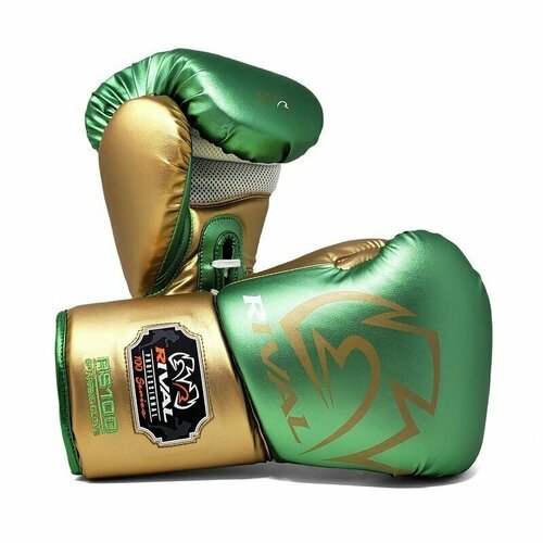 Купить Перчатки боксерские RIVAL RS100 PROFESSIONAL SPARRING GLOVES, 14 унций, зеленые...