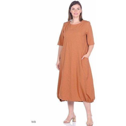 Купить Сарафан Polus-club, размер 60, оранжевый
Платье женское летнее большого размера....