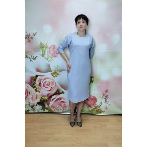 Купить Платье размер 48, голубой
Платье с рукавом «летучая мышь» выглядят очень женстве...