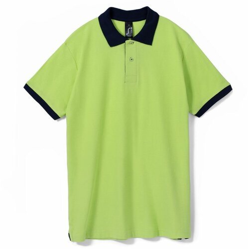 Купить Поло Sol's, размер M, зеленый
Рубашка поло Prince 190 зеленое яблоко с темно-син...