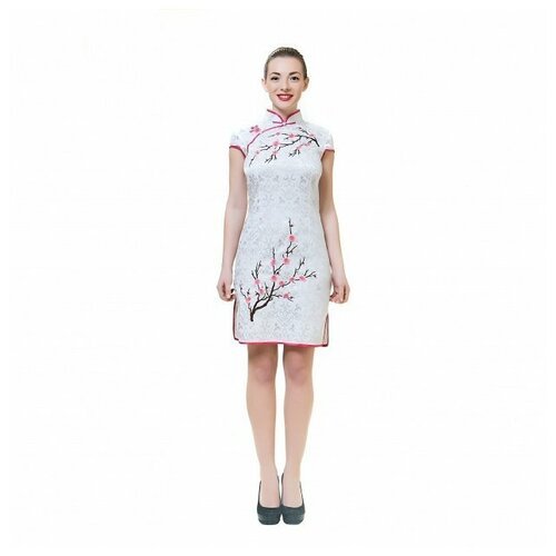 Купить Платье повседневное, размер XXL, белый, розовый
Ципао — это классическое китайск...